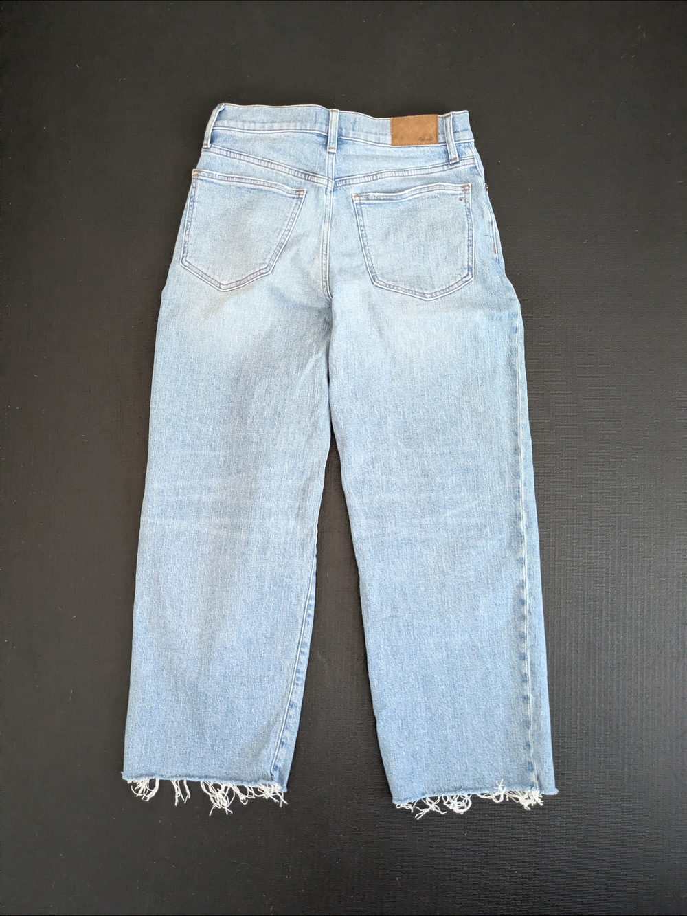 Madewell The Perfect Vintage Wide Leg Crop Jeans High Rise Light Wash Denim 28 - Picture 4 of 4